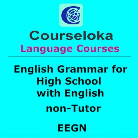 CourseLoka, English Grammar for High School with English, non-Tutor